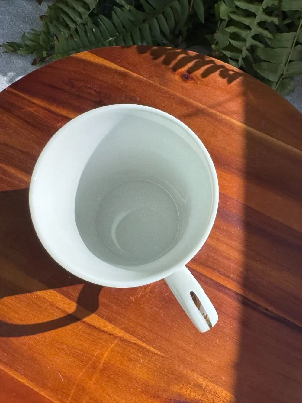Vintage Andrea by Sadek Floral Coffee Mug, Hexagonal Porcelain Tea Cup